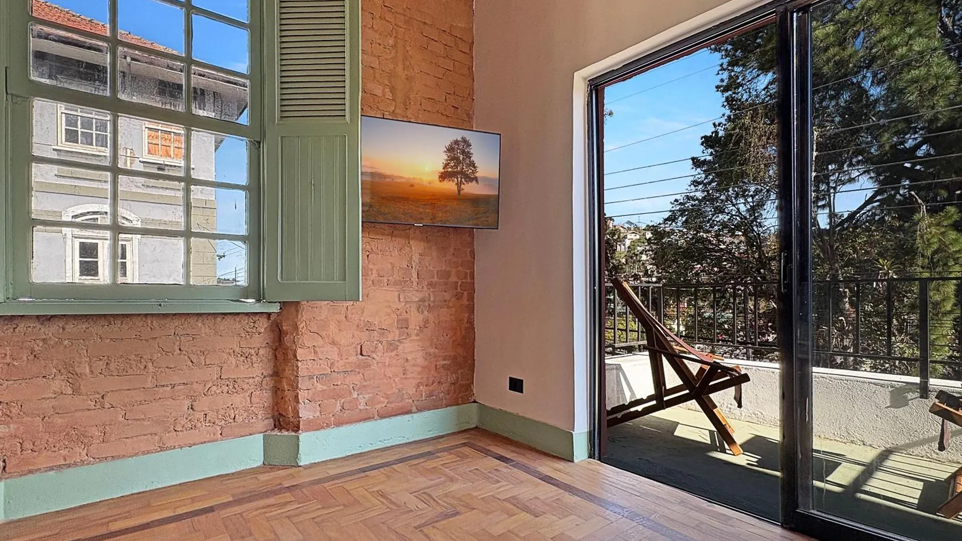 1 Suite 2 Bdrm Comercial Center Wi-Fi Balcony Campos do Jordao Apartment